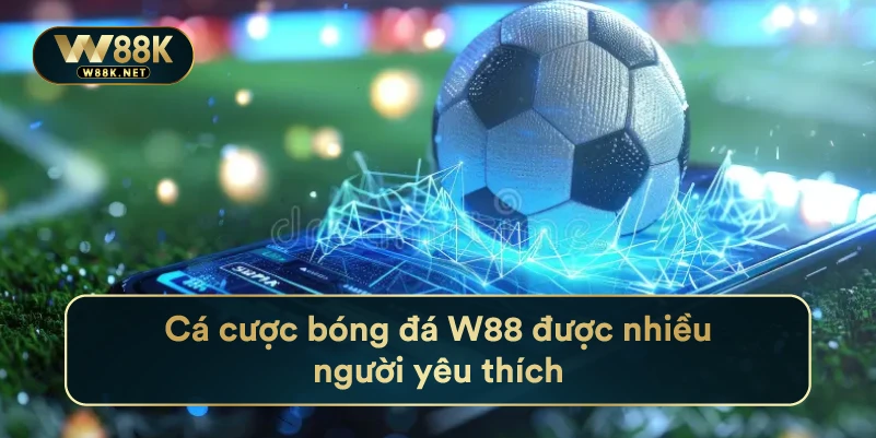 Cá Cược Bóng Đá W88 Được Nhiều Người Yêu Thích