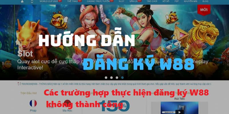 Những Trường Hợp Tạo Tài Khoản Không Thành Công